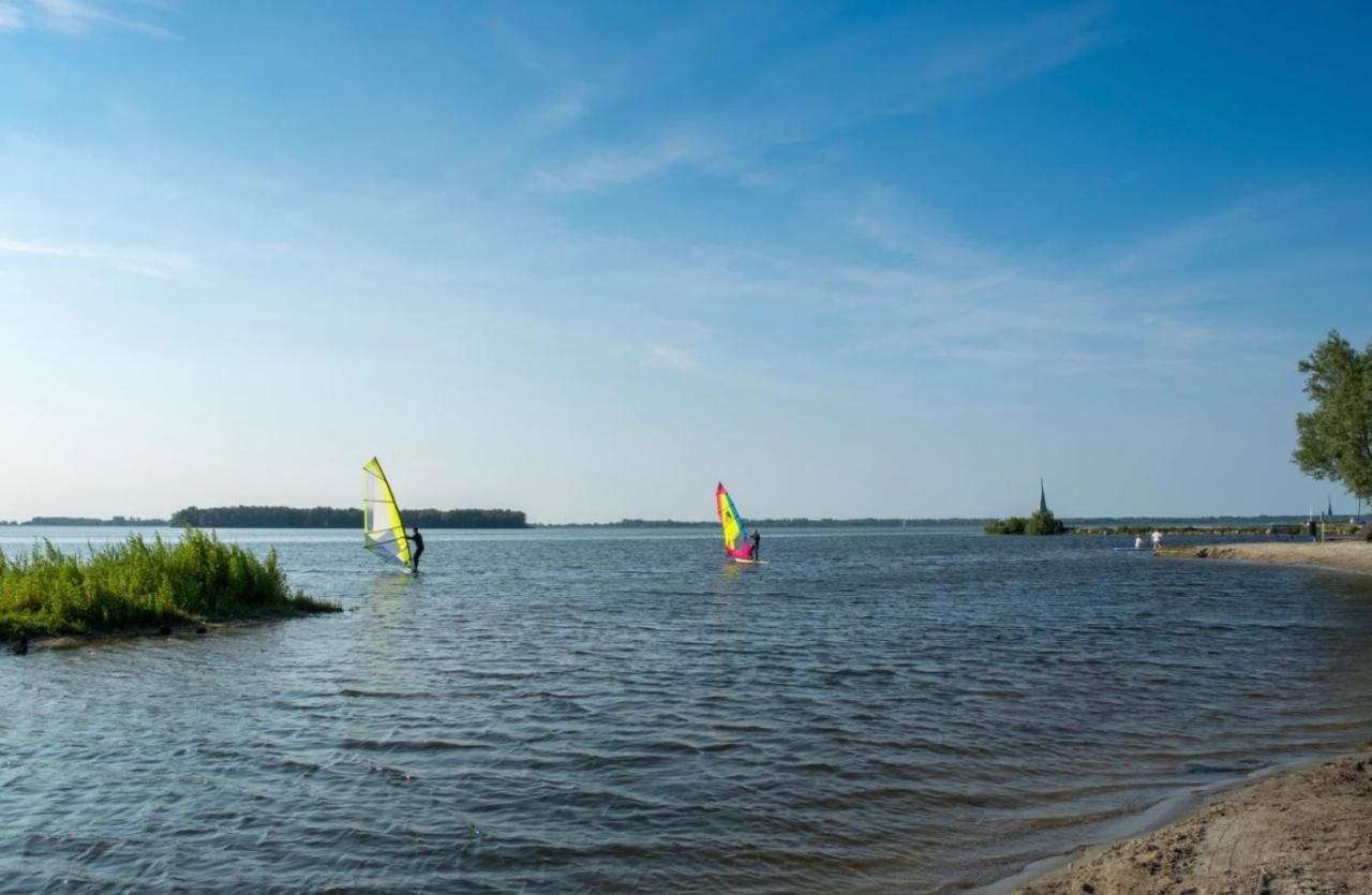 Luxus Cube Meerblick Veluwemeer Am Strand In Erster Reihe Hulshorst Buitenkant foto