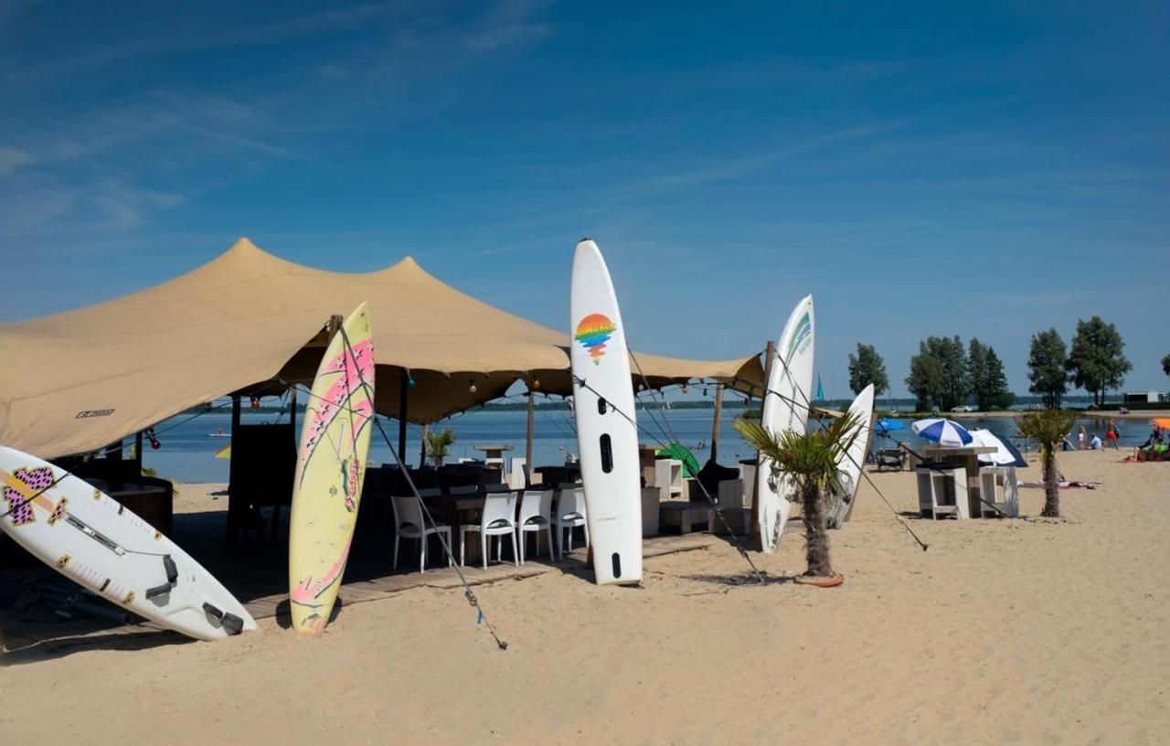 Luxus Cube Meerblick Veluwemeer Am Strand In Erster Reihe Hulshorst Buitenkant foto