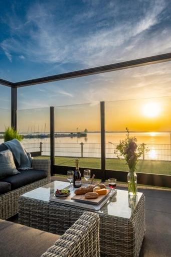 Luxus Cube Meerblick Veluwemeer Am Strand In Erster Reihe Hulshorst Buitenkant foto